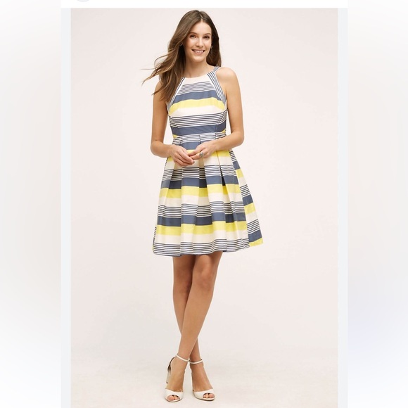 Anthropologie Dresses & Skirts - Anthropologie Eva Franco striped halter dress 8